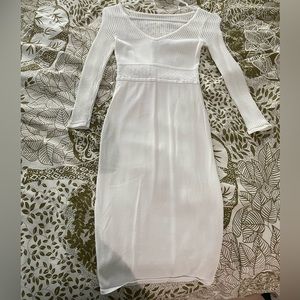 Ali & Jay White Knit Garden Dress